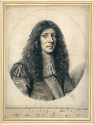 Portrait de John Aubrey, 1666